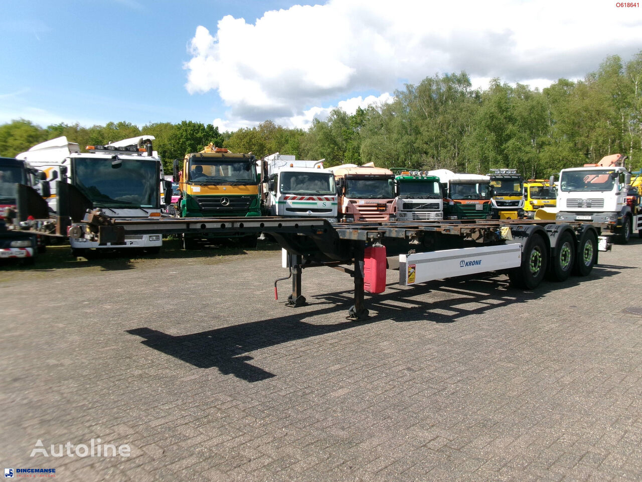 Krone 3-axle container trailer 20-30-40-45 ft DA08LNA containerchassi semitrailer