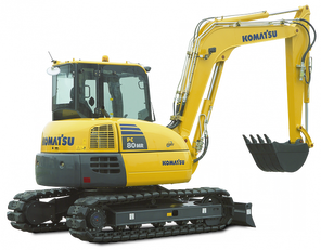 ny KOMATSU PC 80 MR-3 minigrävare