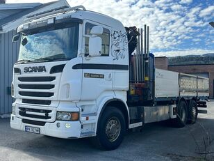 Scania R 500 flak lastbil