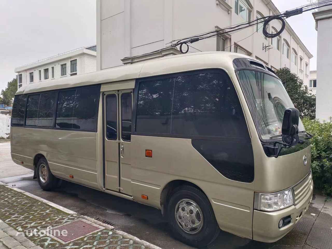Toyota Coaster bus from Japan good condition förortsbuss