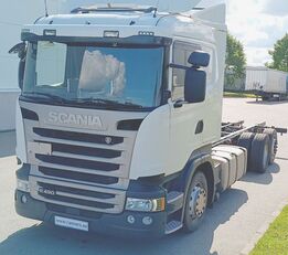 SCANIA R490 6x2 chassis, euro 6 chassi lastbil