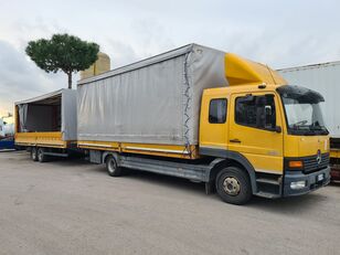 MERCEDES-BENZ 823 tilt lastbil + tilt trailer