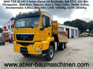 MAN TGS 26.540 6x6 3-Seiten-Kipper mit Bordmatic tippbil