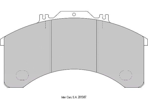 IVECO FOMAR 55474081 bromskloss till IVECO EUROSTAR, EUROTECH (150-320E.15/18/23/27,190-520E.38/42/47/52) 0 lastbil