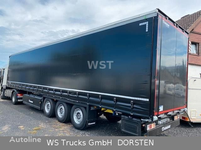 ny Krone 4 x Profiliner SDP 27  Edscha Sofort semi-trailer med gardinkapell