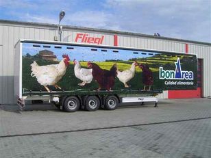 ny FLIEGL SDS 350 куровоз fjäderfätransport semitrailer