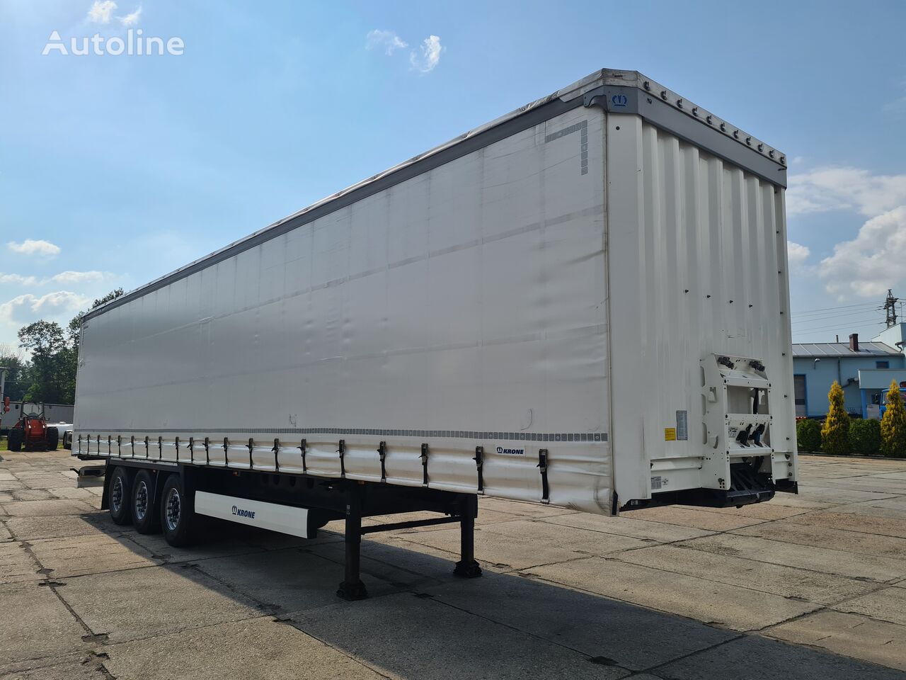KRONE Coil Liner mulda semi-trailer med gardinkapell