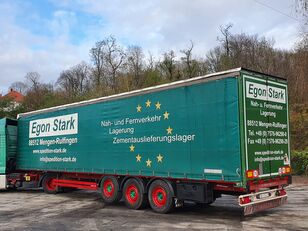 SCHWARZMÜLLER MERCEDES LIFT ACHS ! semi-trailer med gardinkapell