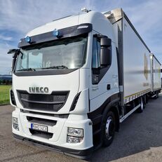 IVECO STRALIS 460 EEV JUMBO 120m3 tilt lastbil + tilt trailer