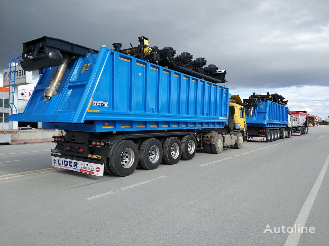 ny Lider 2024 MODEL NEW 35 M³ DUMPER ( BENNE ) tippvagn semitrailer