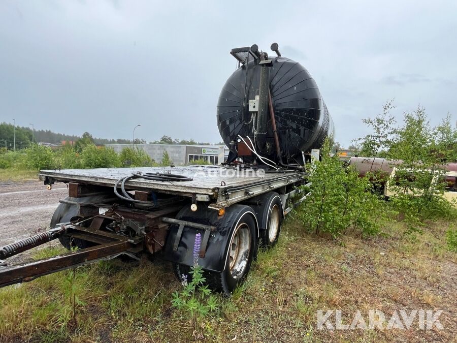 Bodensläp Balsläp med tunnaensläp BSSK 4-38 tippvagn trailer